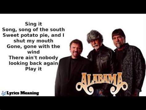 Alabama - Song Of The South | Lyrics Meaning - YouTube