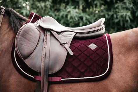 kentucky-horsewear-jumping-saddle-pad-corduroy-bordo-554509-en - Equilife World