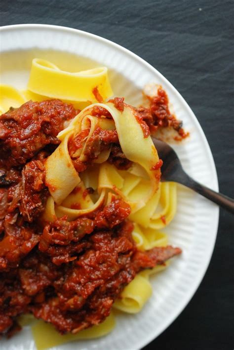 Lamb Ragu with Pappardelle | Lamb ragu, Entree recipes, Pappardelle recipe