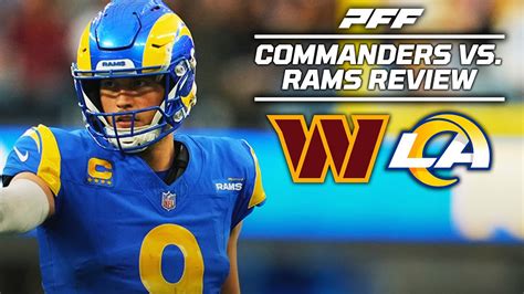 Commanders vs. Rams Week 15 Game Review | PFF - YouTube