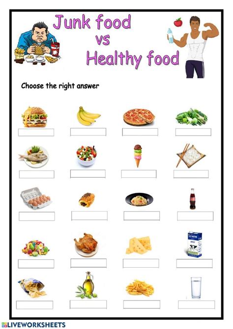 Live worksheet1 worksheet Food Activities, Creative Activities For Kids ...