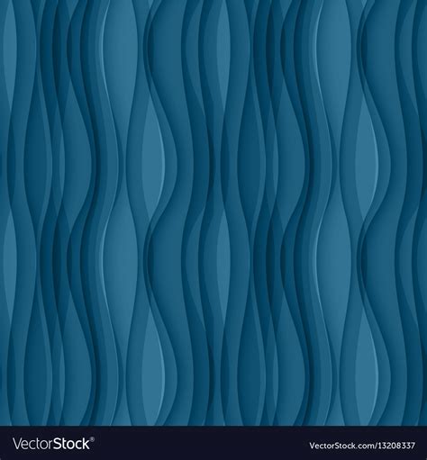 Blue seamless wavy background texture Royalty Free Vector