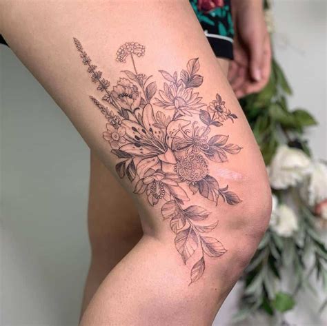 Top 51 Best Wildflower Tattoo Ideas - [2021 Inspiration Guide ...