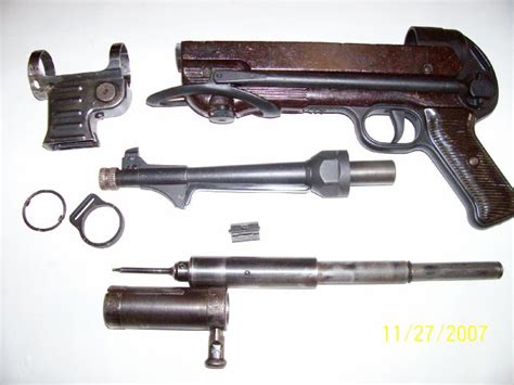 German mp40 Parts kit matching Nazi ww2 MP40 Parts kit matching #'s