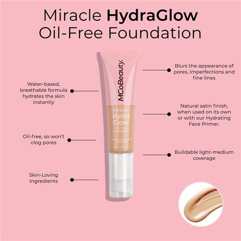 Buy MCoBeauty Miracle Hydro Glow Oil Free Foundation Ivory Online at Chemist Warehouse®