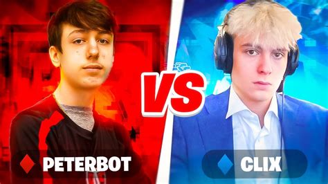 Peterbot vs Clix 1v1 ZoneWars (Extremely TOXIC) - YouTube