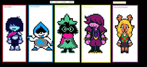 Deltarune characters in the five man band roles : r/Undertale