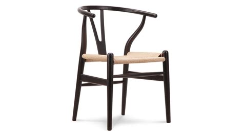 Wishbone Chair - Wishbone Chair, Black | Hans J. Wegner Designer Replica | Interior Icons