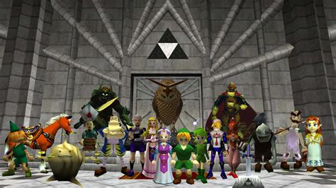 Download The Legend Of Zelda Characters 1920 X 1080 Wallpaper Wallpaper ...