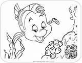 The Little Mermaid Coloring Pages 5  Disneyclipscom Worksheets sketch template