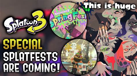 Special Splatfests Are Coming BACK! - Splatoon 3 Update News - YouTube