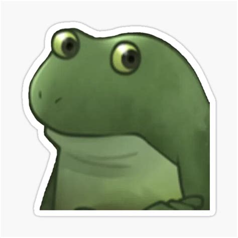 "Worry frog" Sticker for Sale by teshima | Redbubble