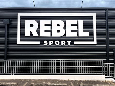 Building signage exercise for Rebel Sport - Nationwide rollout - BIG