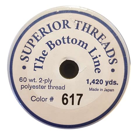 Bottom Line Superior Threads 60 Weight TAUPE #617 1300m Made in Japan - Old Mill Quilting