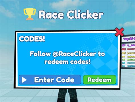 Roblox Race Clicker Codes (Tested & Working JULY 2023)