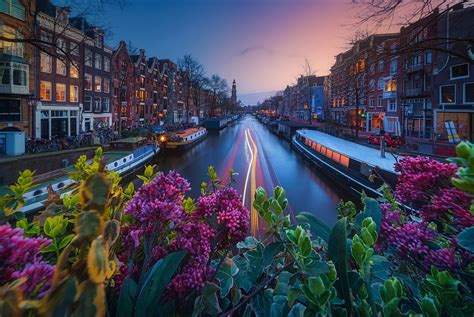 Netherlands, Coast, Amsterdam, Riverboat, Canal, HD Wallpaper | Rare Gallery