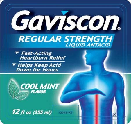 GAVISCON- aluminum hydroxide and magnesium carbonate liquid