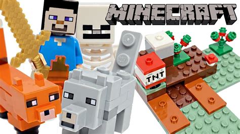 LEGO Minecraft The Taiga Adventure review! 2020 set 21162! - YouTube