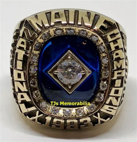 1993 MAINE BLACK BEARS HOCKEY NATIONAL CHAMPIONSHIP RING - Buy and Sell ...