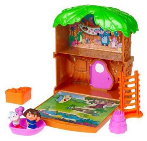 Fisher Price Dora the Explorer Lets Go Adventure Treehouse Playset - ToyWiz