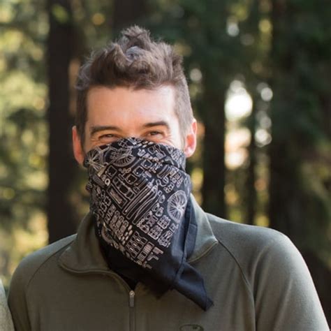 Bicycle Print Bandana Bandana Face Mask Neckerchief - Etsy