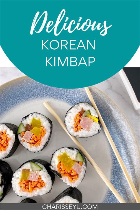 Korean Kimbap - Cooked Sushi | Recipe | Kimbap, Korean kimbap, Types of sushi