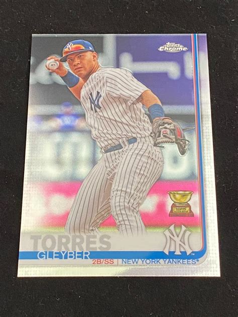 Lot - (Mint) 2019 Topps Chrome Rookie Cup Gleyber Torres Rookie #86 ...