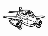 Awesome Jet Coloring  Page sketch template