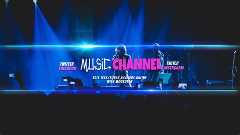 Music Banner For YouTube - MockoFUN