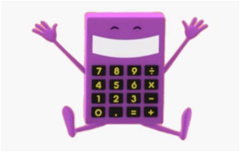 Counting With Paula Character Calc The Calculator - Counting With Paula Calc , Free Transparent ...