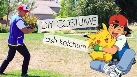 DIY COSTUME | Ash Ketchum Pokemon - YouTube