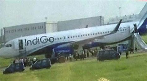 Passengers Evacuated Using Slides After Smoke on IndiGo Plane