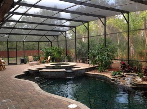 Landscaping planter in corner | Pool enclosures, Swimming pool ...