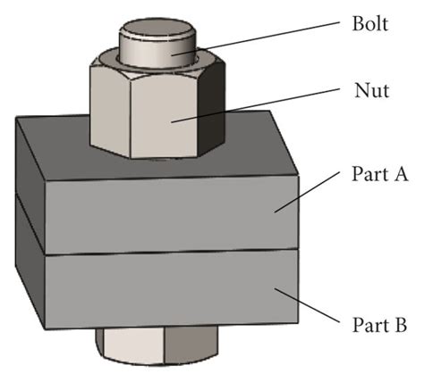 Bolt connection and bolt connection section. (a) Bolted connection. (b ...