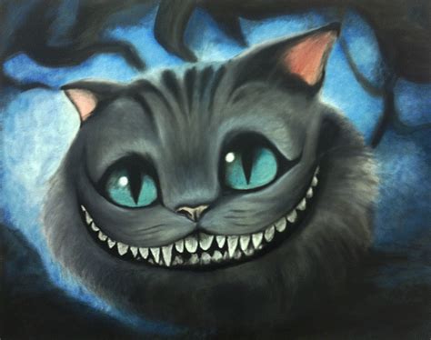 Cheshire Cat - oil painting (finished) by silwe on DeviantArt