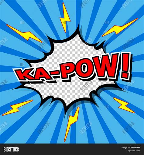 Ka-pow! Comic Speech Vector & Photo (Free Trial) | Bigstock