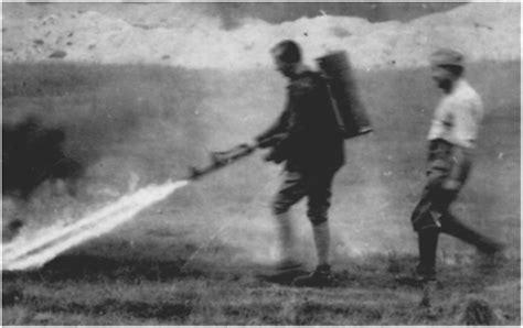 Flamethrower - weapons of ww1