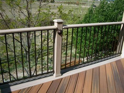 Composite with Fortress Panel Railing | Deck railings, Deck, Cool deck