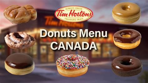 Tim Hortons Donuts Menu with Pictures - Coouge