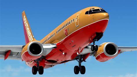 Southwest Airlines "Desert Gold" [Pack] w/Cabin PMDG 737-7H4 for Microsoft Flight Simulator | MSFS