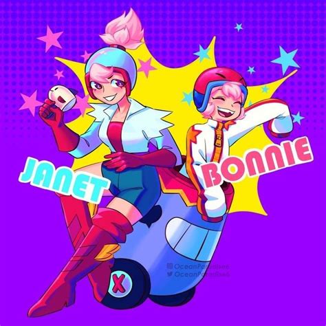 JANET AND BOONIE BRAWL STARS FAN ART