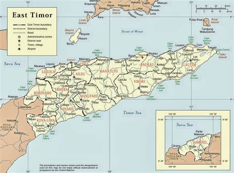 Mapas de Dili - Timor Leste | MapasBlog