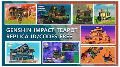 GENSHIN IMPACT TEAPOT REPLICA ID/CODES FREE - ASIA SERVER | Tea pots ...