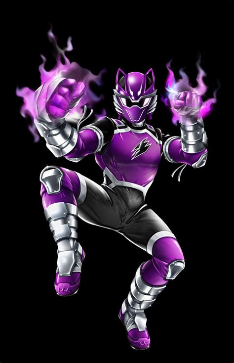 POWER RANGER JUNGLE FURY - VIOLET WOLF RANGER by DXPRO on DeviantArt