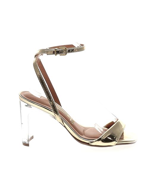 Vizzano Solid Metallic Gold Sandals Size 7 - 63% off | ThredUp