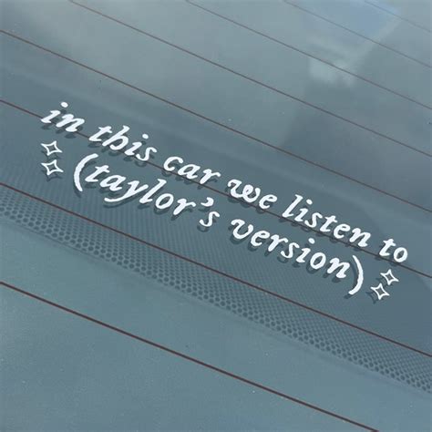 Taylors Car Decal - Etsy