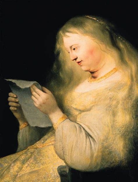 Bathsheba Reading King David's Letter, Jan Lievens - circa 1631, oil on ...