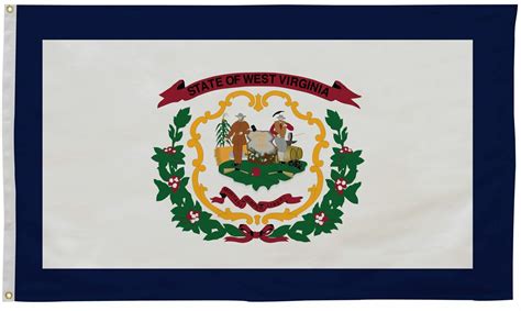 West Virginia State Flag 5' x 8' | West Virginia Flag | State of West ...