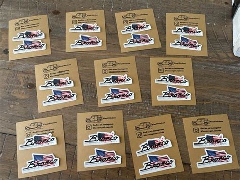 New Bronco USA Stickers | Bronco6G - 2021+ Ford Bronco & Bronco Raptor ...