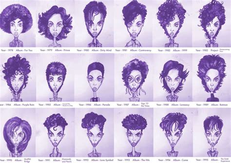 The evolution of "Cool"- Prince’s hair styles from 1978 to 2013